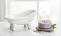 Chic Ceramic Mini Tub Soap Dish